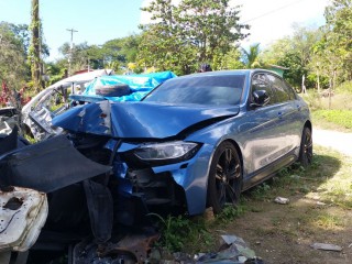 2014 BMW 328i  Damaged for sale in Westmoreland, Jamaica